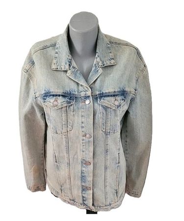 Coole Jeansjacke von ZARA Gr. S Used-Look Waschung