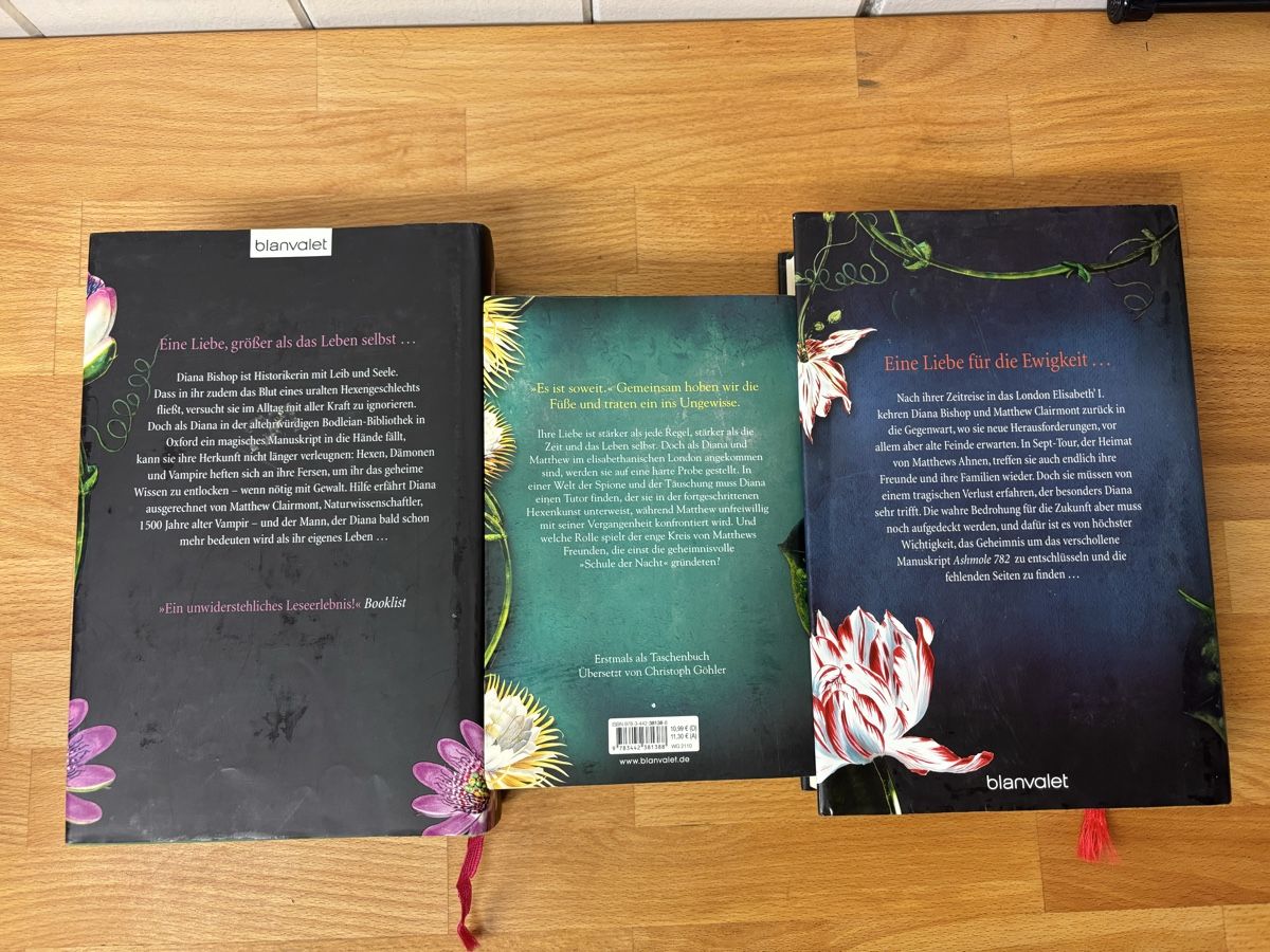 Bücher: Deborah Harkness - All Souls Trilogie – Gebraucht aus Montlingen von ann_w6t2 1