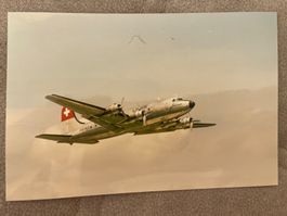 DC-4 Swiss Air Lines HB ILI 50 Jahre Transatlantik Jubiläum