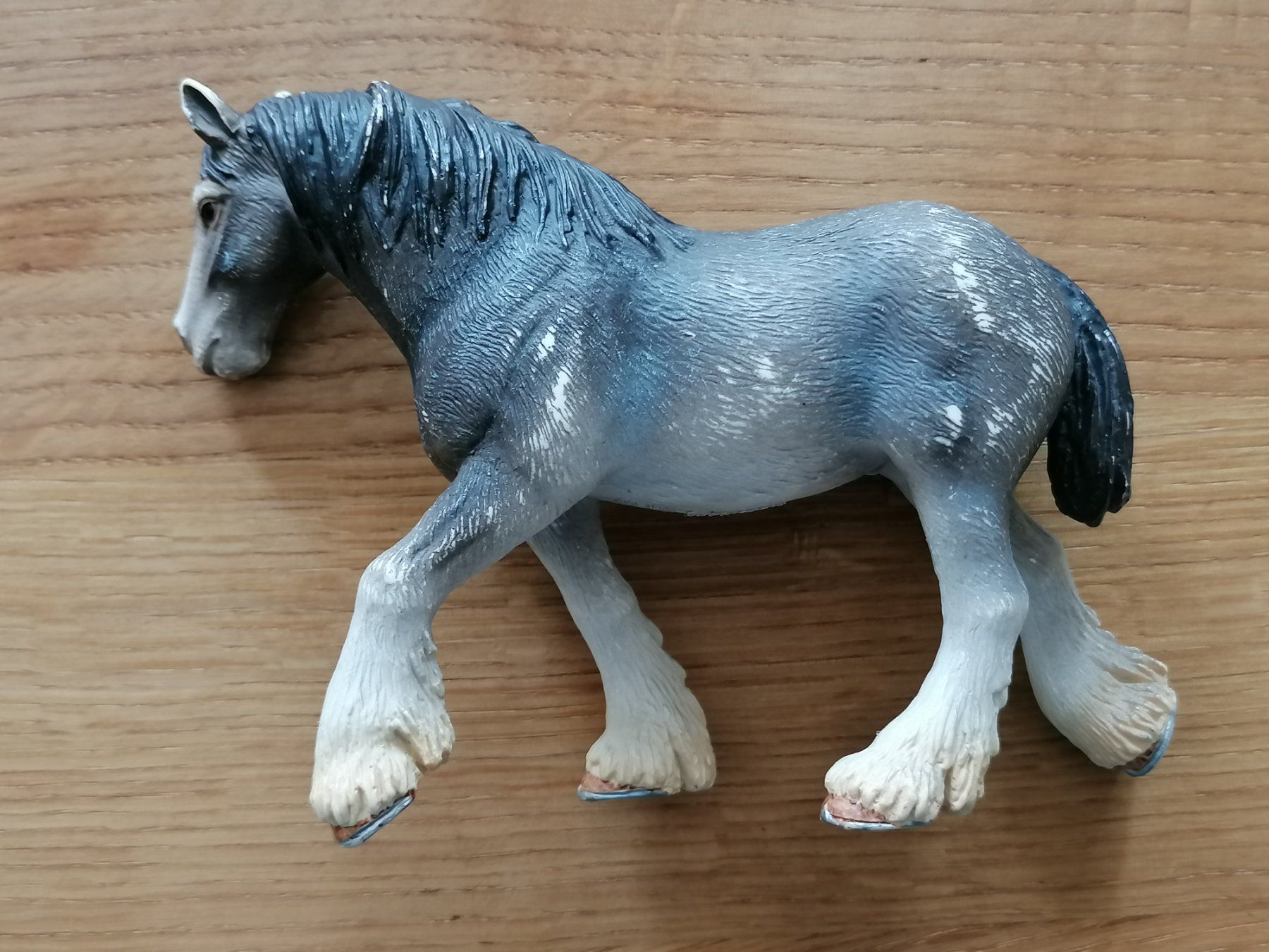 Schleich Statuette: Schleich Pferd 2004 Clydesdale Stute – Usato da Basel venduto da vintagecollector 1