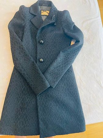 cappotto lungo nero