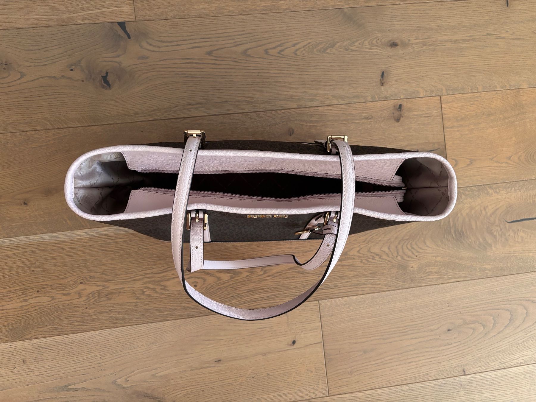 Michael Kors Taschen für Damen: Michael Kors Handtasche Braun-Pink – Gebraucht aus Trübbach von Nico.Broder 2