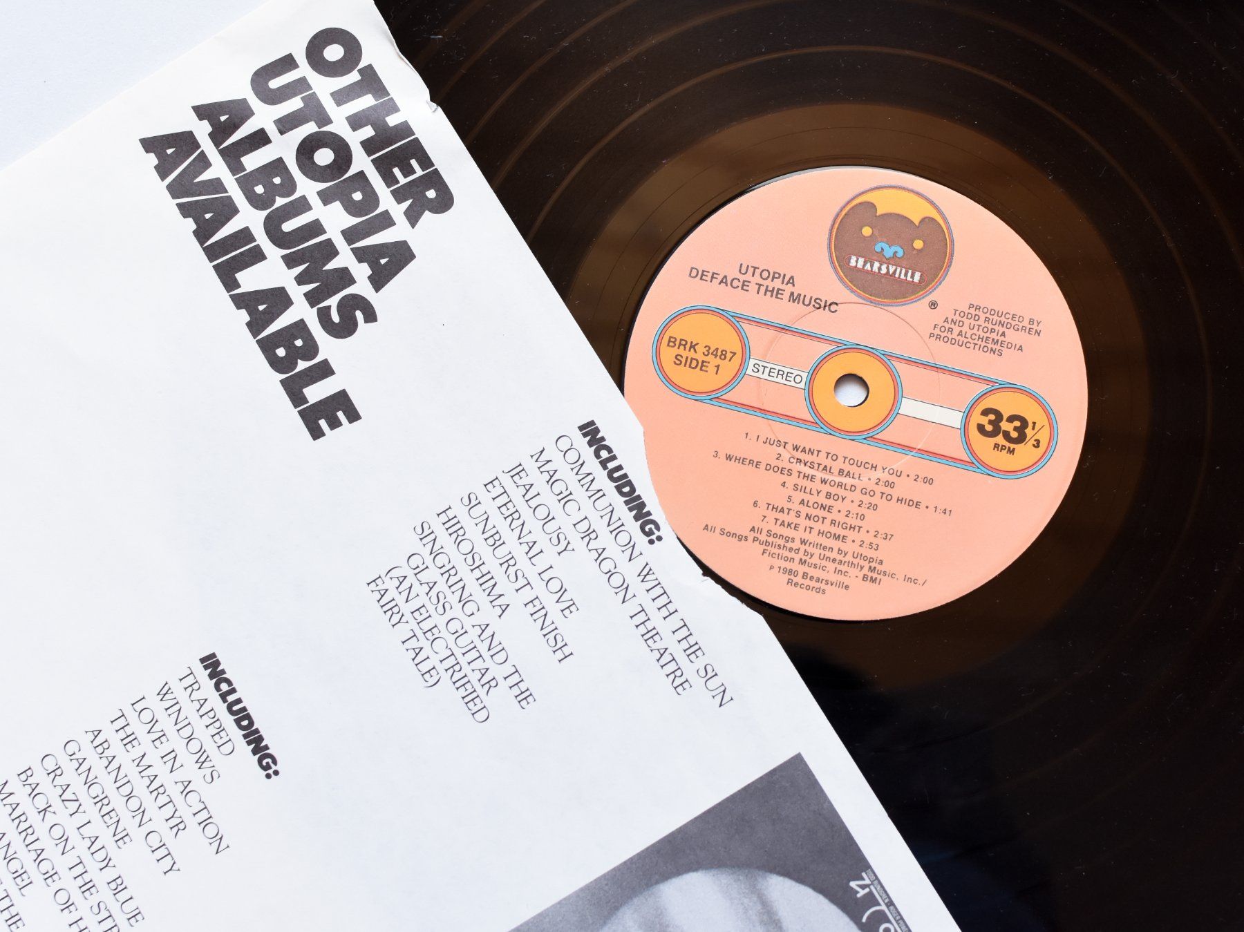 Dischi in vinile: Utopia - Deface the Music – Usato da Belmont-sur-Yverdon venduto da ag97 2
