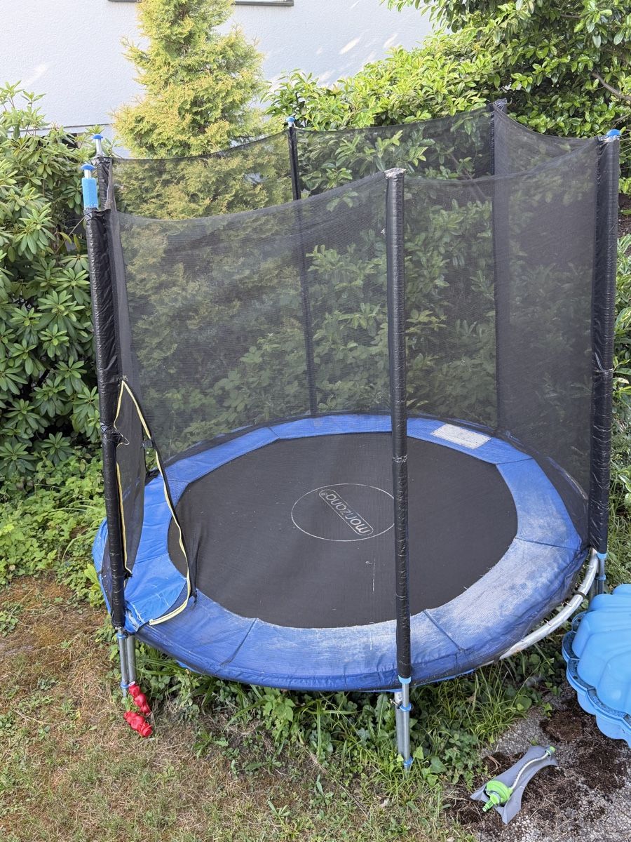 Trampolini: Monzana Trampolin 250cm bis 25.6. abholen – Usato da Rüschlikon venduto da CMKuhn