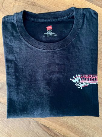 Hanes Bowling T-Shirt Leisure Lanes USA Gr. XL
