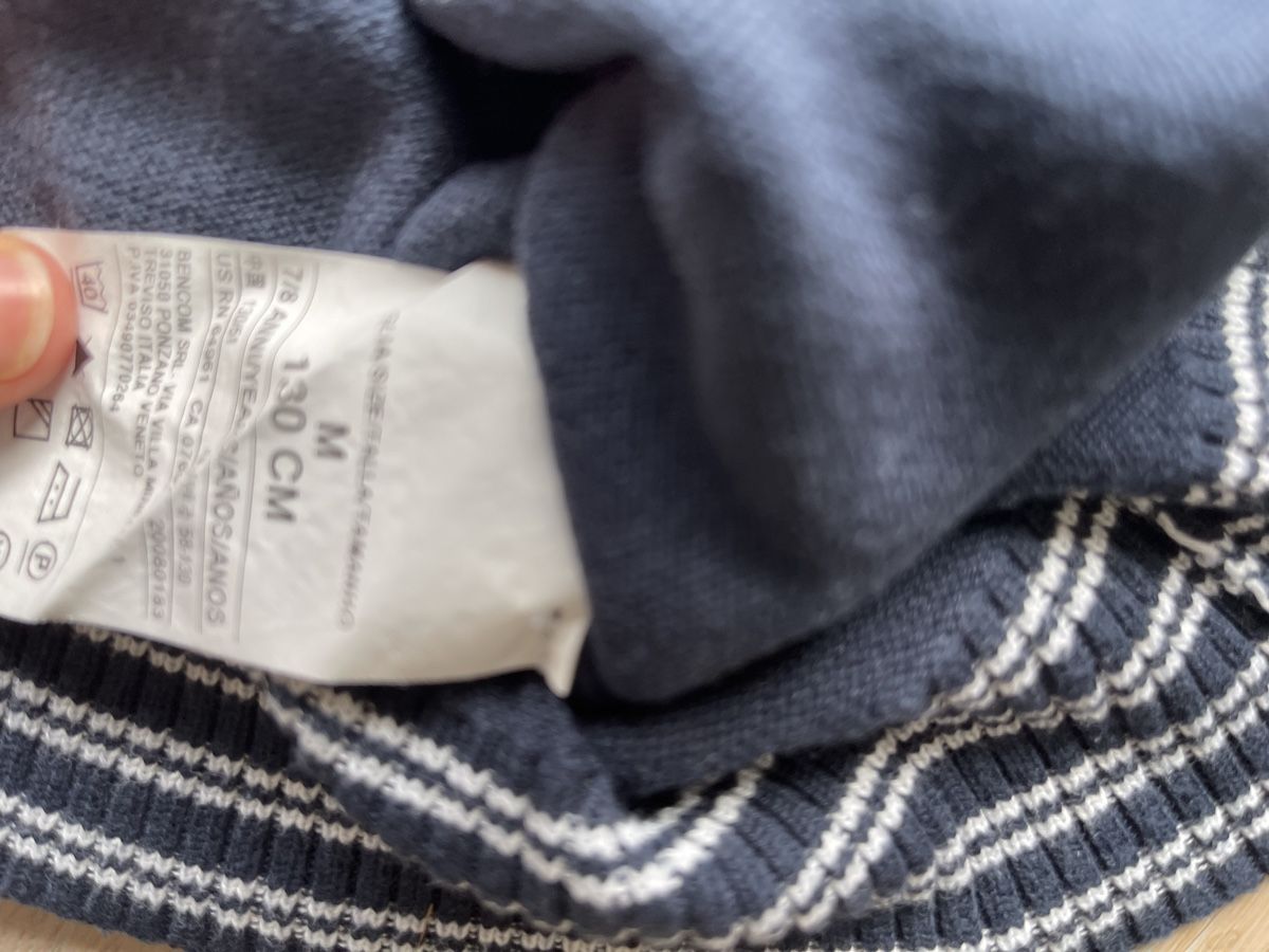Benetton Maglioni & Felpe: Benetton Pullover/Jacke Gr. 130 (7-8 J.) – Usato da Meilen venduto da Golfer04 4