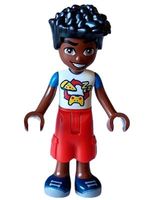 Lego Friends frnd0605 Friends Zac - White and Blue Shirt