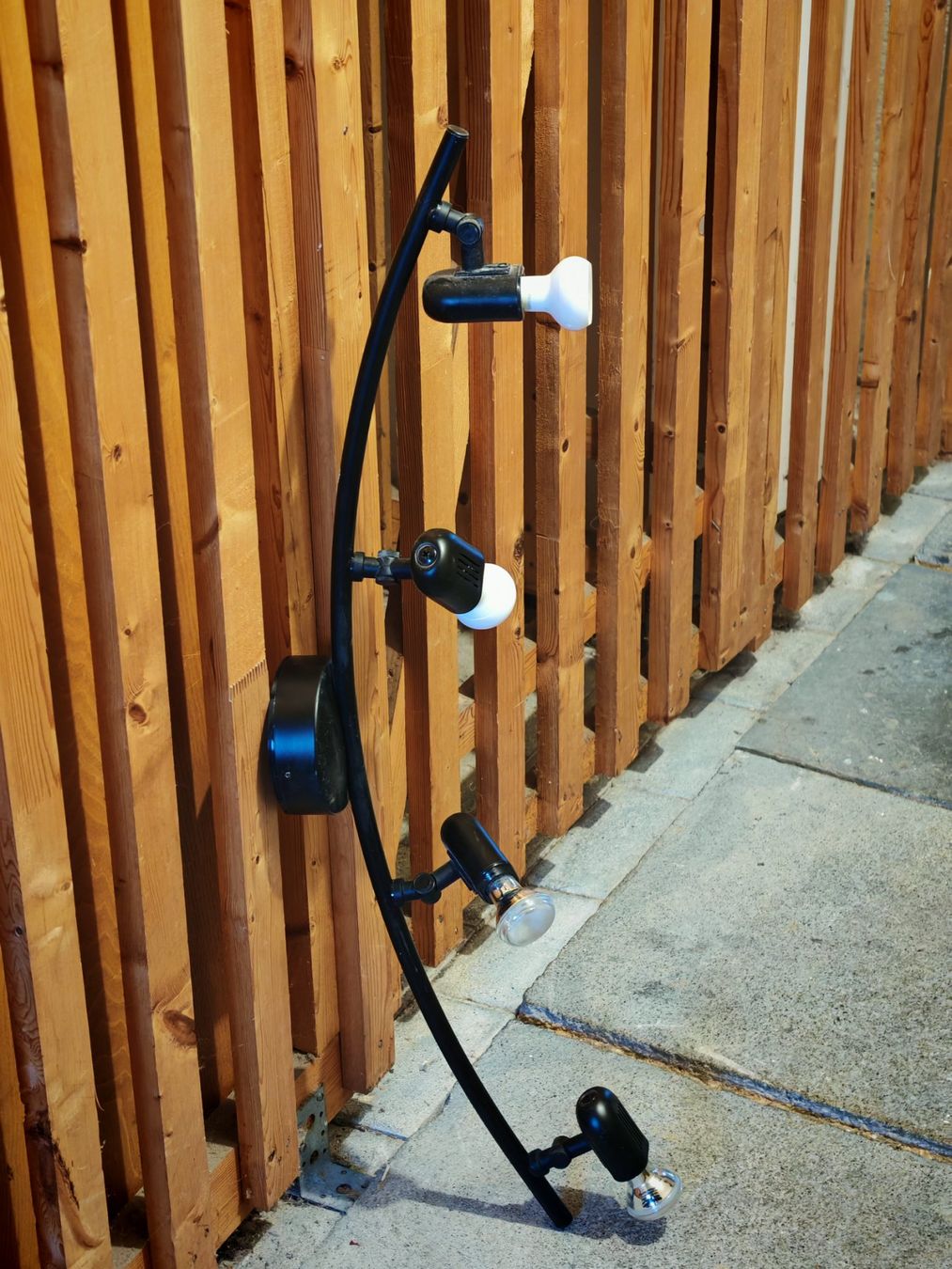 Lampade: 4-flammige Spotlampe schwarz – Usato da Ehrendingen venduto da Drystara