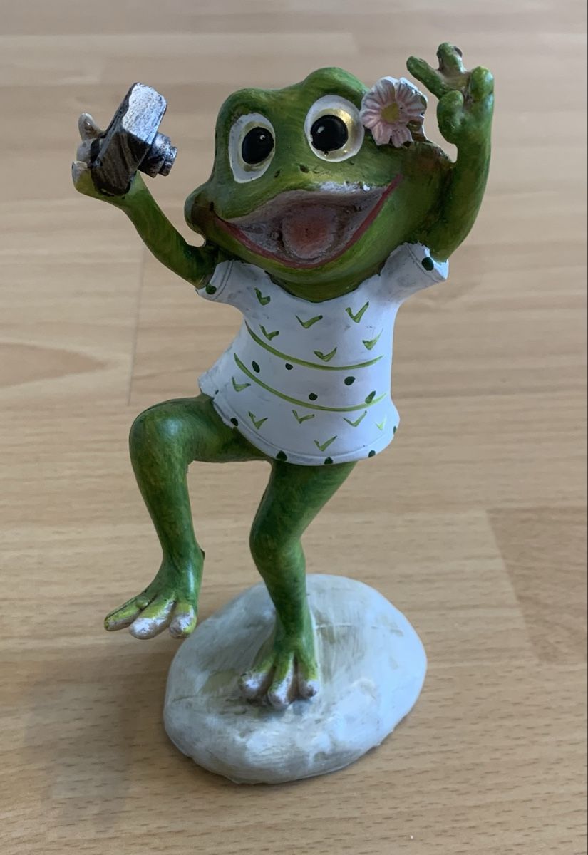Figurines: Décoration/figurine « grenouille » 🐸 – D'occasion à Port par granitod 1