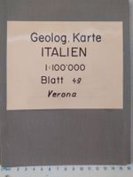 Geologische Karte Italien 1:100'000 Blatt 49 Verona