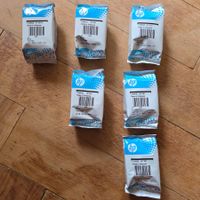 (6) Cartouches encre HP 301, 1XLBl, 2 BL, 3 tricolour