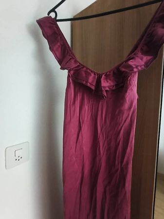 Echte Seide Abendkleid edel