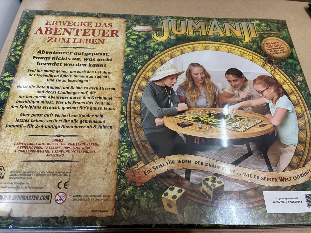 Giochi: Jumanji Spiel  – Nuovo e nell'imballaggio originale da Hondrich venduto da sigmaster 1