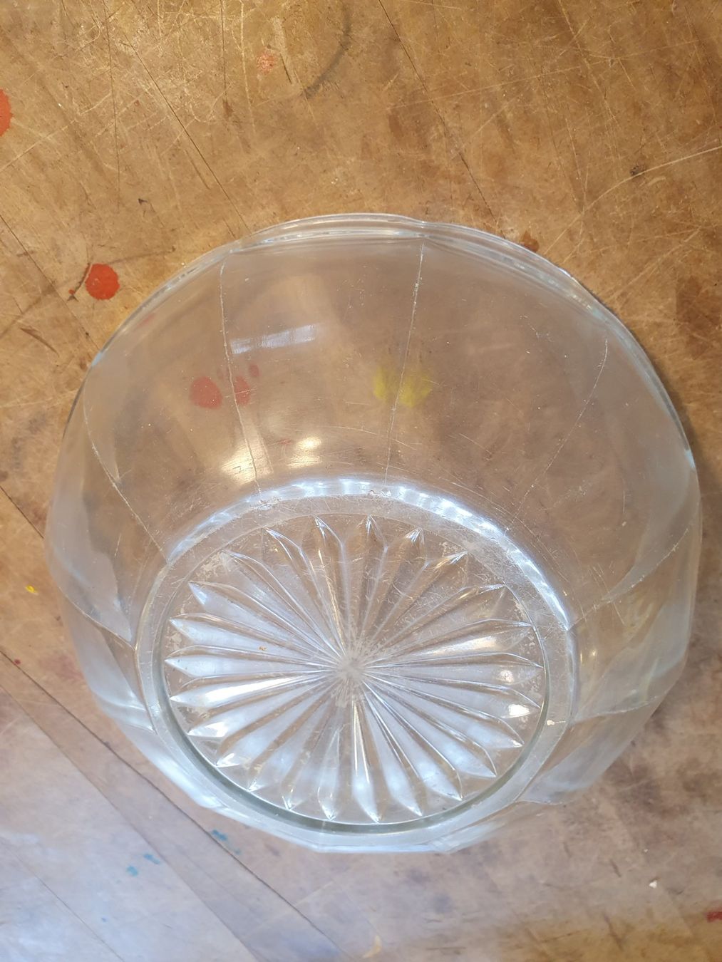 Schalen: Salatschüssel Pressglas 22 cm – Gebraucht aus Zürich von dialout 5