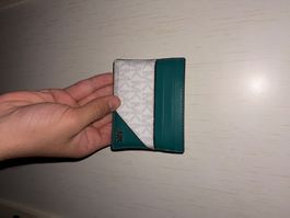 Portafoglio Michael Kors Verde Acqua e Bianco