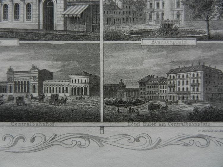 Gravures: Souvenirblatt Basel – D'occasion à Risch par Rischli15 5