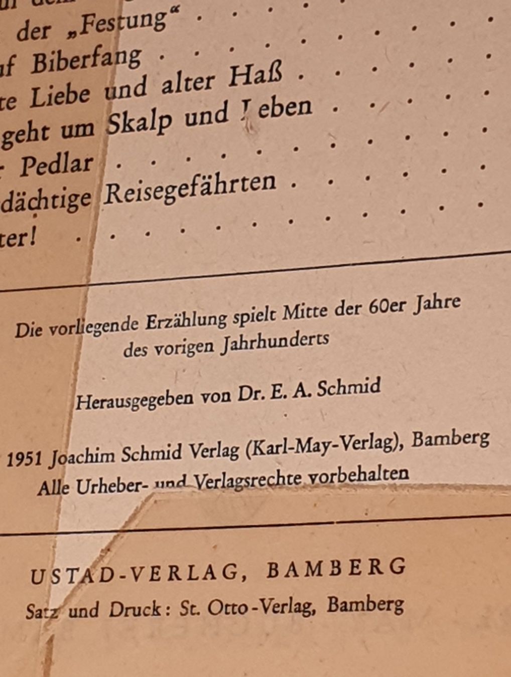 Libri: Karl May " Winnetou" Band 8 / ll. Buch, von 1952. – Usato da Wigoltingen venduto da Finiland 2