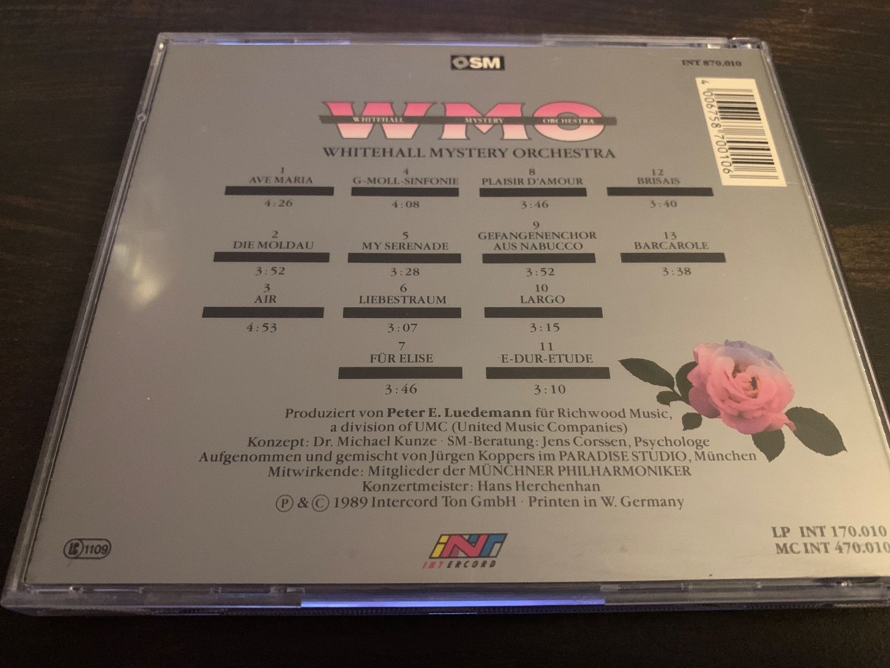 CD: Whitehall - Mystery Orchestra (1989) – Usato da Dübendorf venduto da Shreck 1