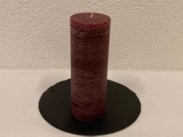 Kerze 8 x 22 cm, antikrot rustic, 950g