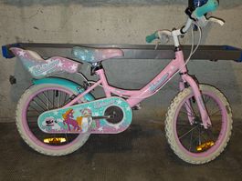 Kinderfahrrad Unicorn rosa mint 16 Zoll guter Zustand