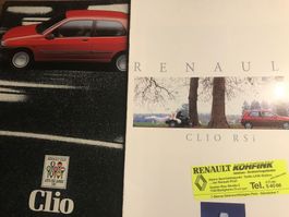 Prospekte Konvolut Renault Renault Clio