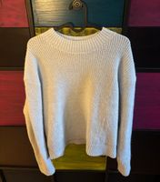H&M Strickpullover, hellblau, Grösse S