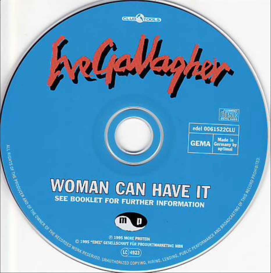 CD: Eve Gallagher - Woman Can Have It – Usato da Brunnen venduto da Barfly5 2