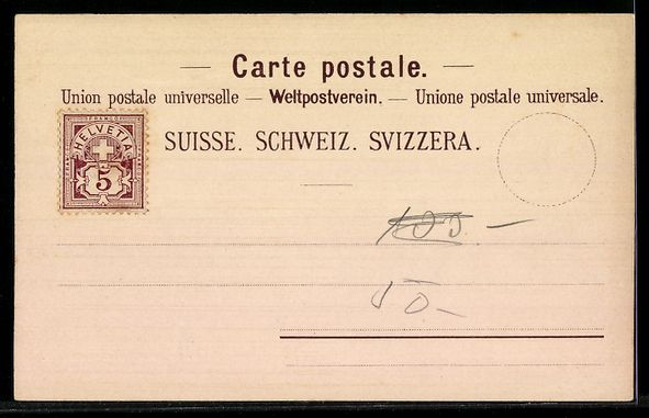 Cartoline postali: Litho Stanserhorn, Hotel mit Gebirgspano – Usato da Berlin venduto da bartko-reher 1