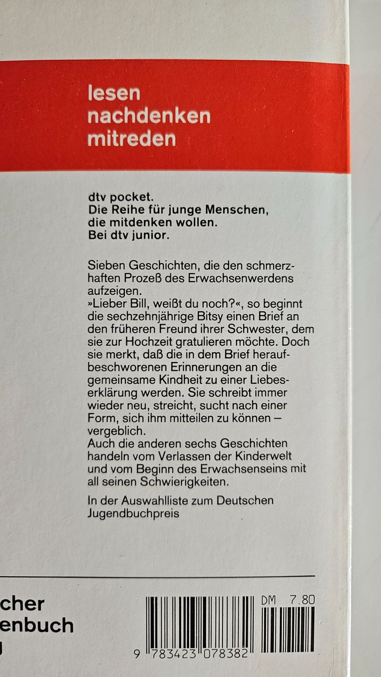Libri: 4 Jugendbücher dtv Pocket – Usato da Basel venduto da True_Hofer_Store 4