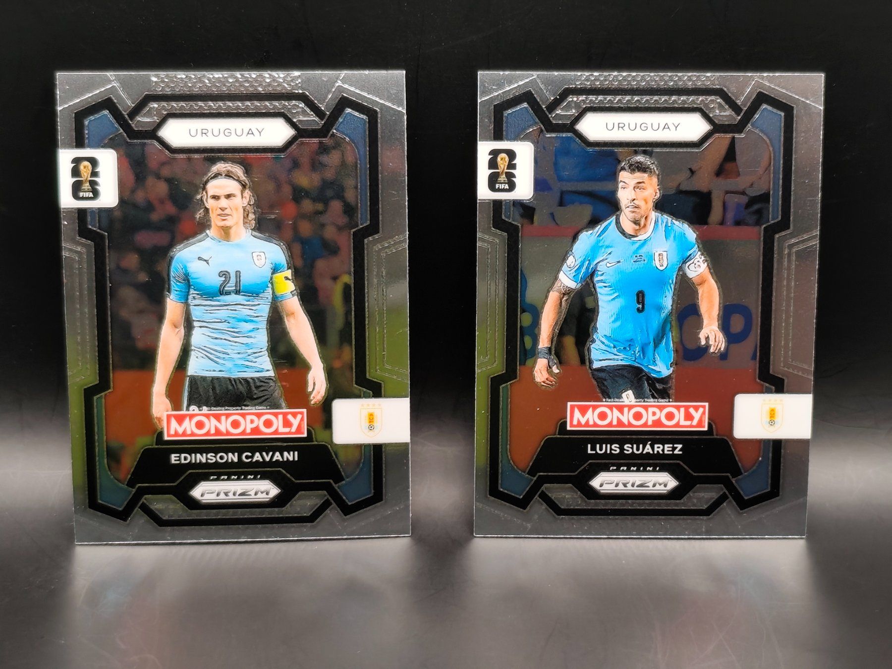 Panini Sammelbilder & Trading cards: Cavani / Suarez - Panini Prizm Monopoly - Uruguay – Gebraucht aus Ostermundigen von DaCards