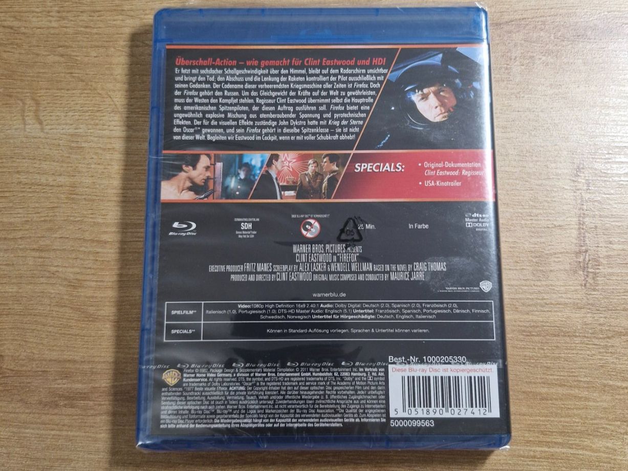 Tutti i DVDs: Firefox (1982) NEU OVP Bluray – Nuovo e nell'imballaggio originale da Pfungen venduto da Whitie 1