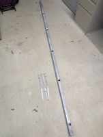 Raschal U-Schiene 6-Loch, 265 cm inkl. Keile – guter Zustand