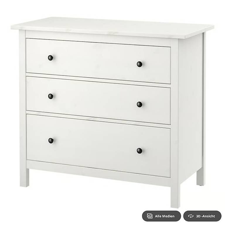 Ikea Kommoden: HEMNES Kommode mit 3 Schubladen – Gebraucht aus Basel von User9520 1