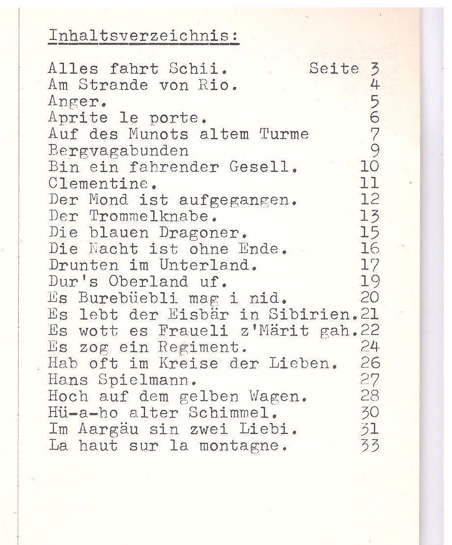 Libri: Musikalischer Tourenproviant - Liederbuch – Usato da Nunningen venduto da mercury-for-books 2