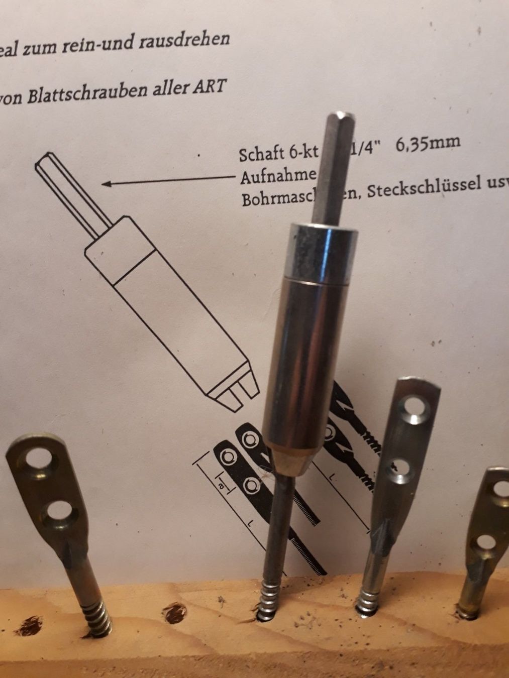 Tutti gli attrezzi: Zum Blatschrauben reindrehen – Usato da Huttwil venduto da suiprerrib 1