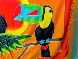 Pelikan Tischtuch Badetuch Pareo🦤Costa Rica 160x112cm Top
