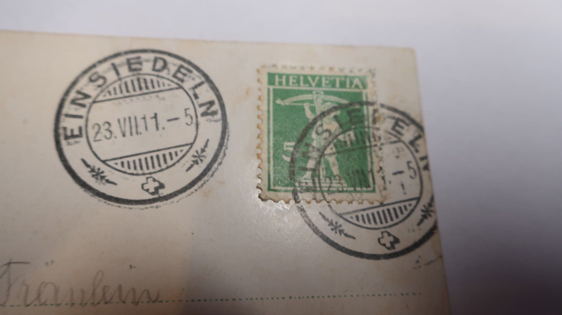 Ansichtskarten: Einsiedeln Multivues  1911 – Gebraucht aus Cormoret von Pascalll2001 5