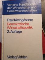 Frey/Kirchgässner: Wirtschaftspolitik - 2. Auflage, Top!