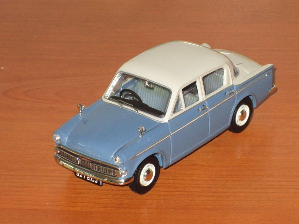 Miniature Vanguards 1/43 - Hillman Minx Verte Et Blanche - État Neuf (Mint) Avec Boîte