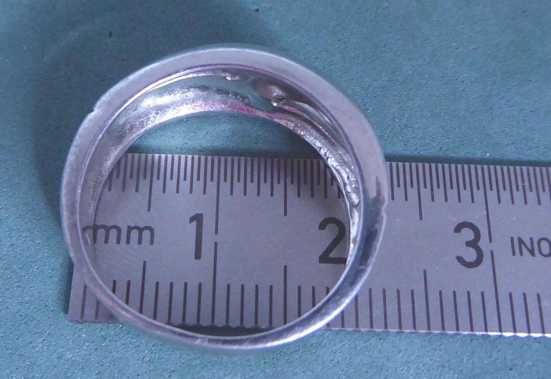 Ringe: Ring 925 Silber mit synthetischem Stein – Gebraucht aus Muri AG von silvermouse007 2