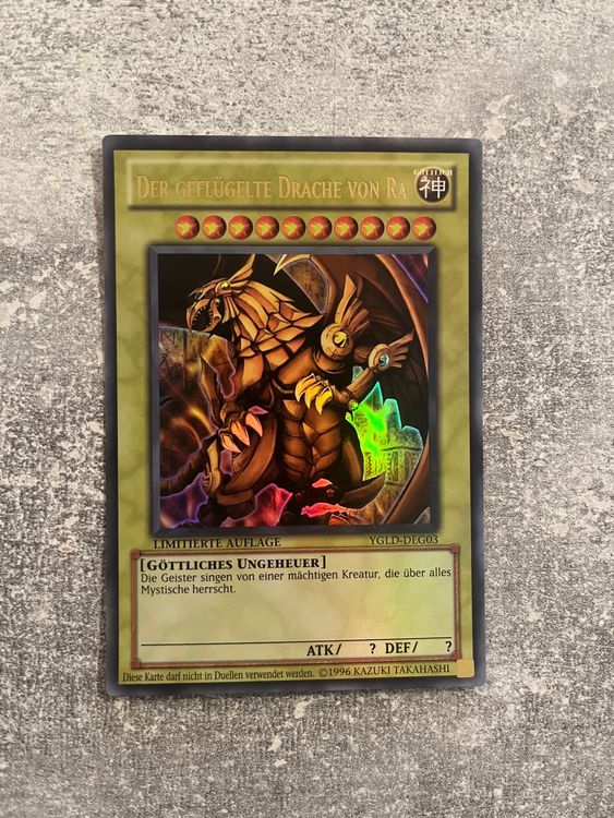 Yu-Gi-Oh! Sammelkarte - Der Geflügelte Drache Von Ra UR, LDK2-DES03