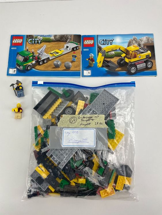 Lego City 4203 Grubenbagger mit Transporter | Kaufen auf Ricardo
