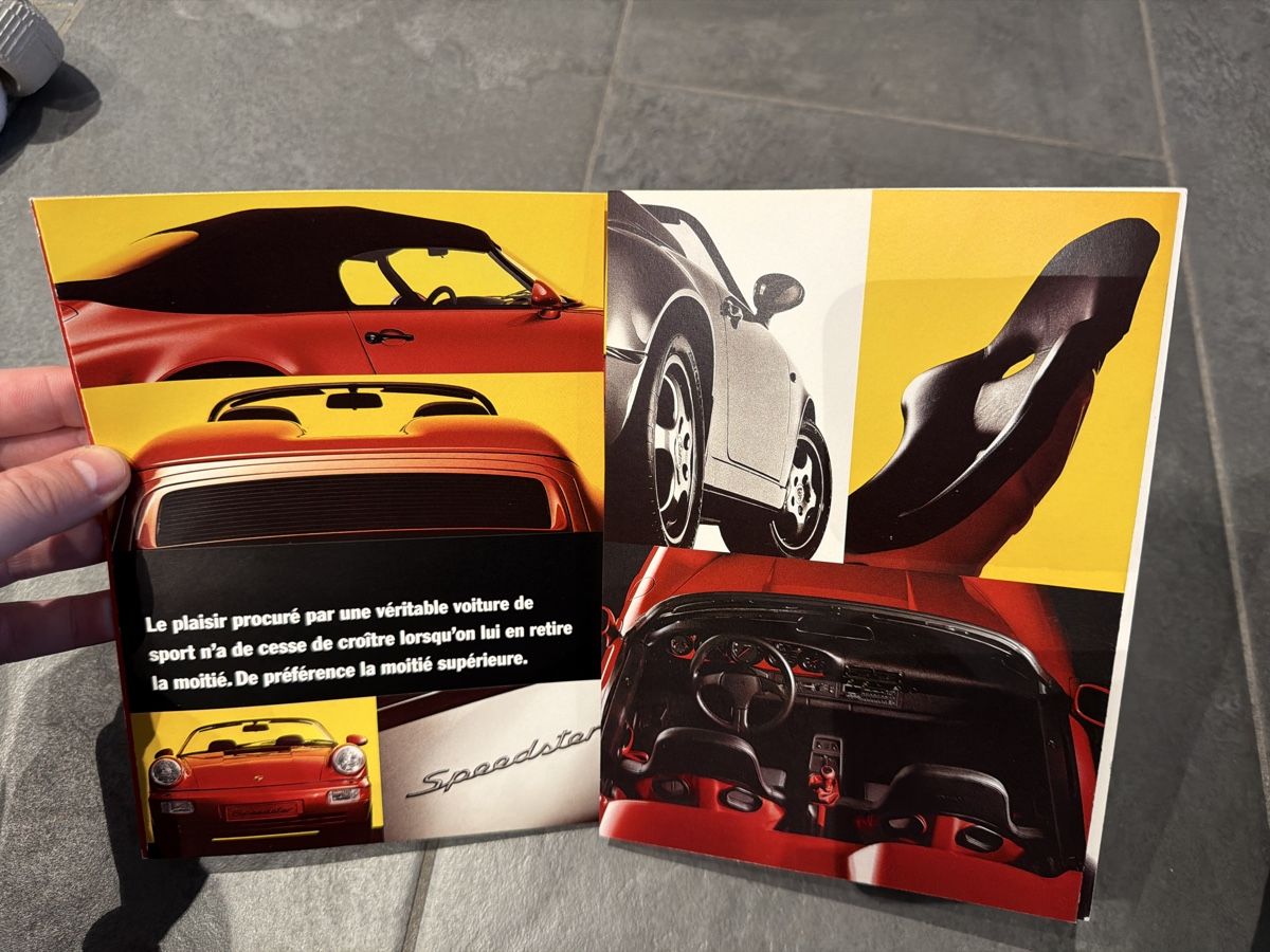 Porsche Documents: Prospekt: Porsche 911 Speedster – D'occasion à Wolfwil par Rolex1 2
