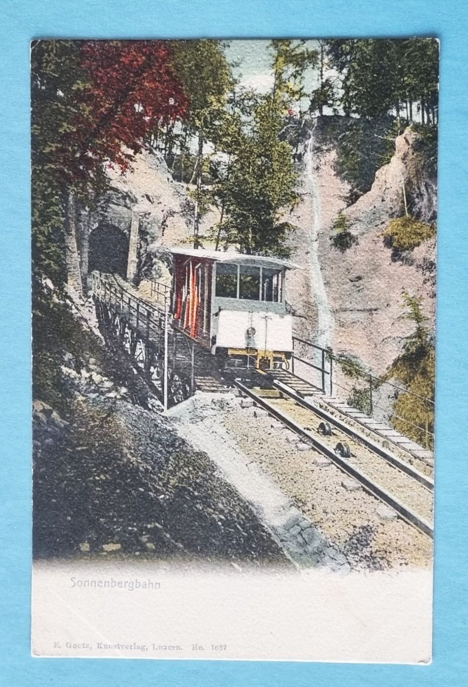 Cartoline postali: Sonnnenberbahn - Standseilbahn – Usato da Rothrist venduto da RROENK