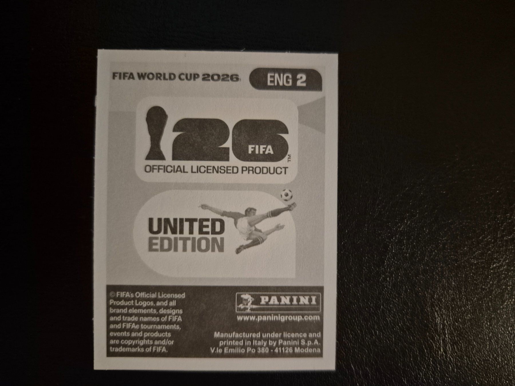 Panini Sammelbilder & Trading cards: Panini WM 26 ENG 2 – Neu (gemäss Beschreibung) aus Rorschacherberg von AJ3108 1