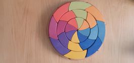 Puzzle Holz rund