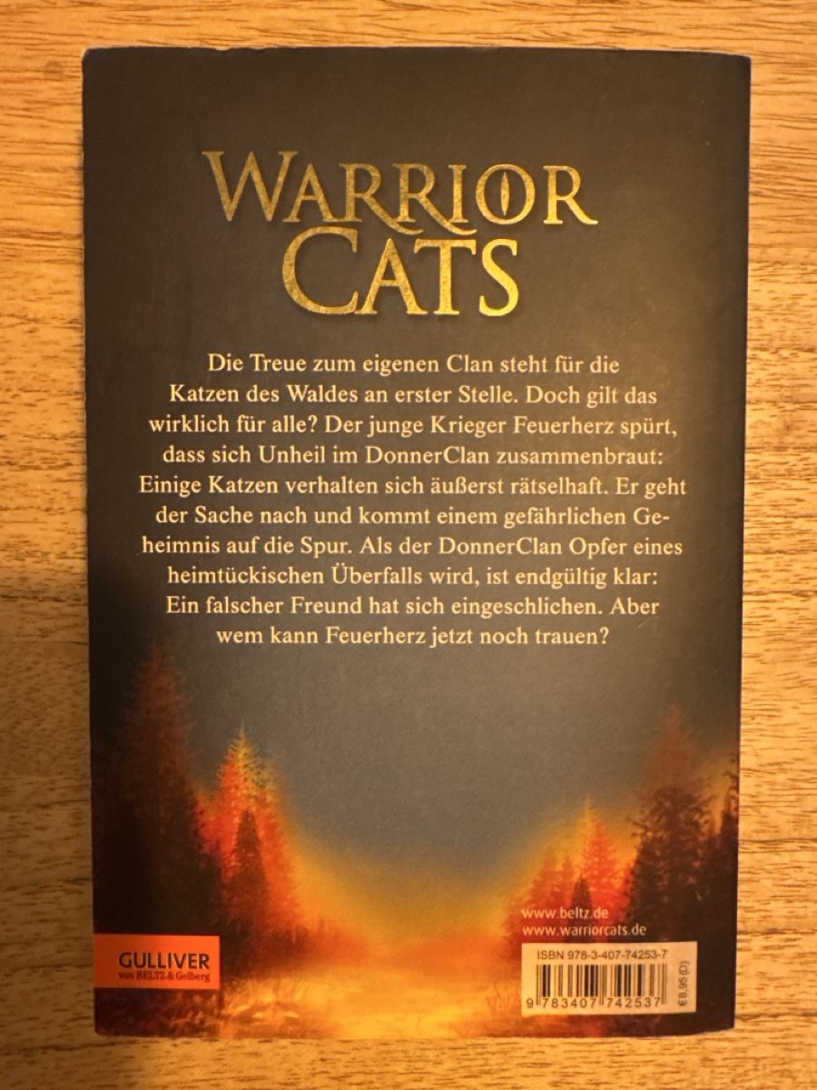 Libri: Warrior Cats Staffel 1 Band 3 – Usato da Zürich venduto da vivaperu 1