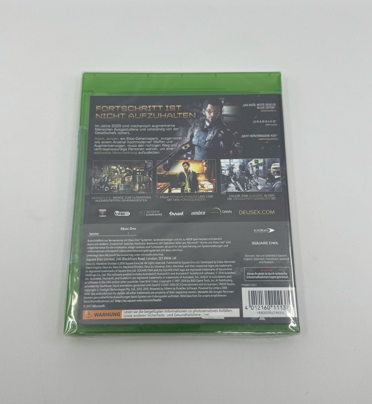 Giochi: Deus Ex (XBOX One) SEALED – Nuovo e nell'imballaggio originale da Herisau venduto da Seyashop1 1