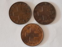 2 Rappen (1951 & 1963)