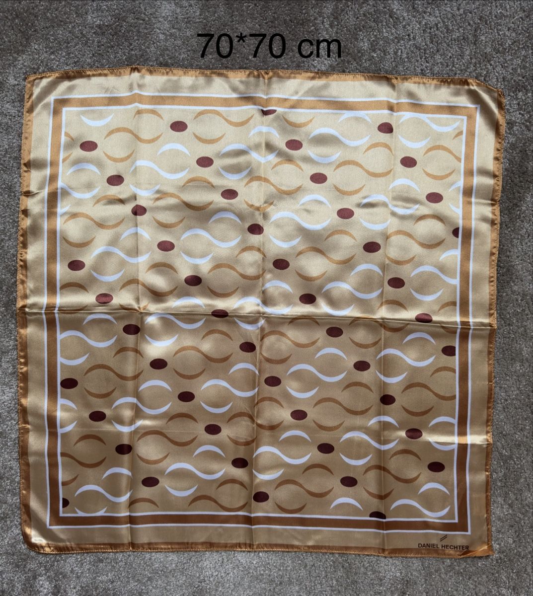 Polyester Foulards, Tücher & Schals: Foulard Daniel Hechter 70x70 Vintage – Neu (gemäss Beschreibung) aus Vuippens von Anna_as